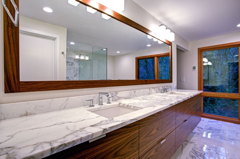 Marble Vanity and Flooring